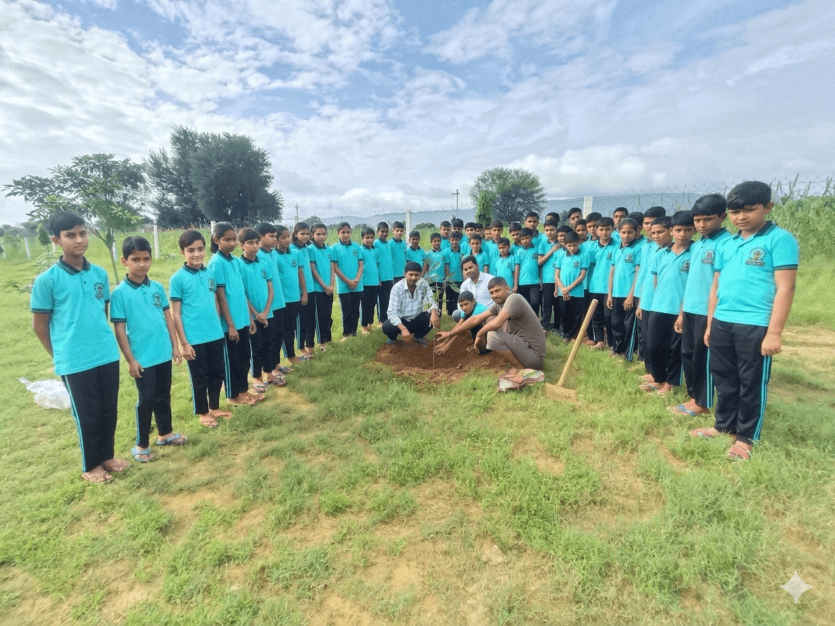विहान के जन्मदिन पर वृक्षारोपण